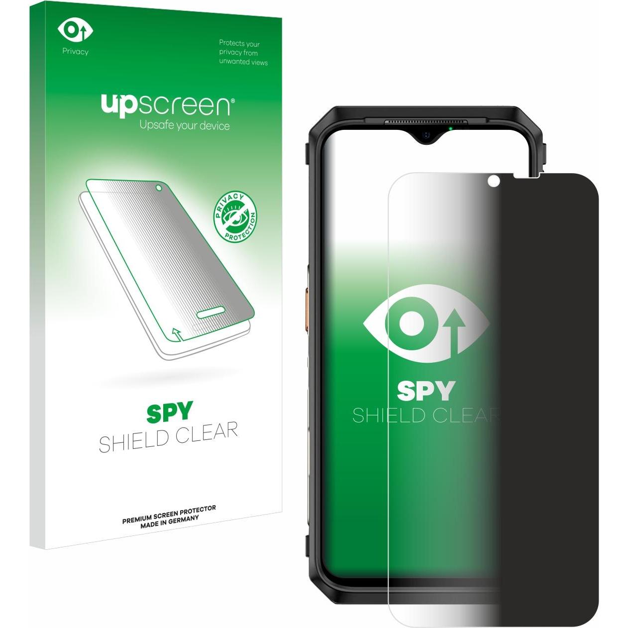 upscreen Spy Shield Blickschutzfolie (1 Stück, Ulefone Power Armor 19T), Smartphone Schutzfolie, Blau