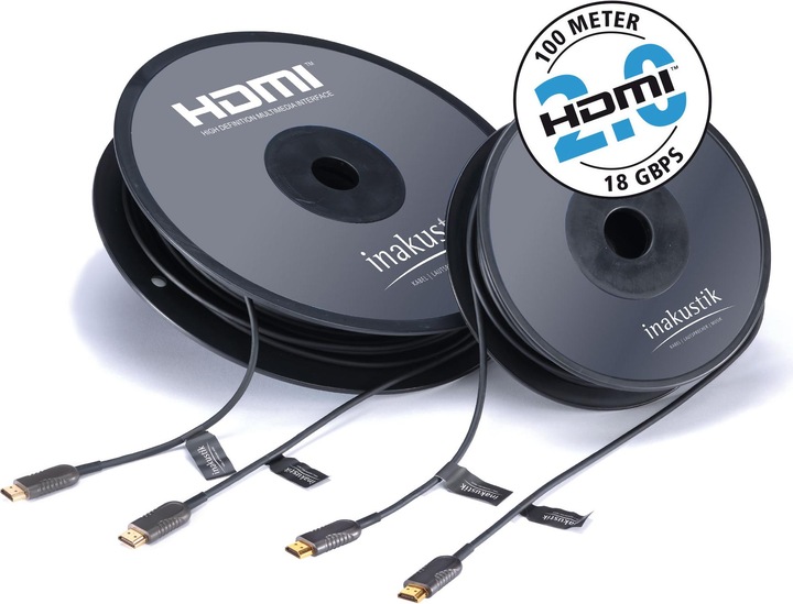 Actual product image Inakustik HDMI (Typ A) — HDMI (Typ A) (1 m, HDMI)