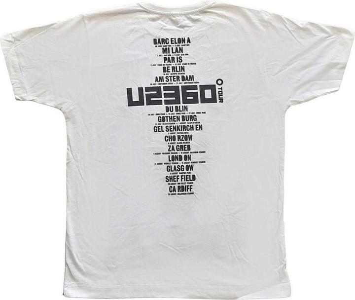 Immagine prodotto Universal Textiles Maglietta unisex adulto 360 Degree Tour 2009 Stand Up to Rock Stars in cotone (M)