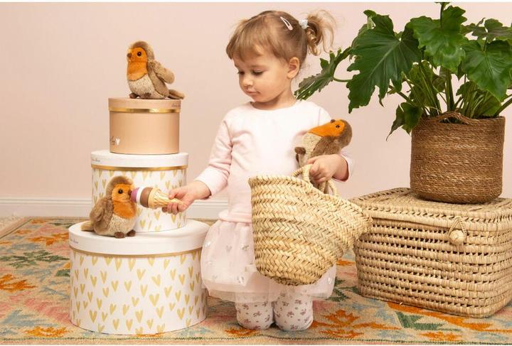 Actual product image Teddy Hermann Robin (8 cm)