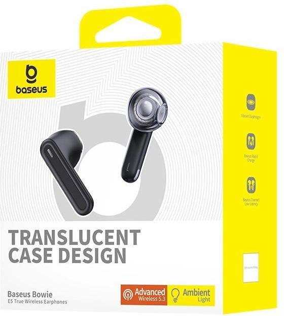 Immagine prodotto Baseus Bowie E5 TWS Wireless Headphones - Black (5 h, Senza fili)