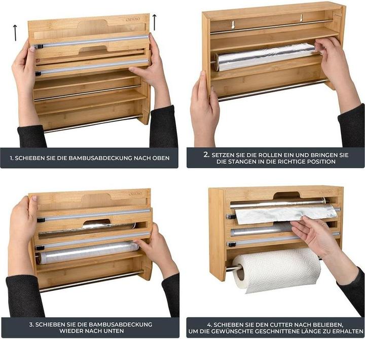 Produktbild Exitoso 3 in 1 Küchenrollenhalter