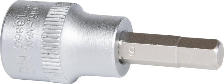Actual product image KS Tools 3/8" bit socket hexagon socket (6 mm)