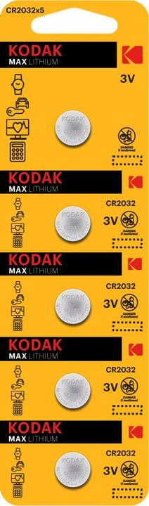 Energy Label NoName CR2032 5-pack Kodak (5 pcs., CR2032, 210 mAh)