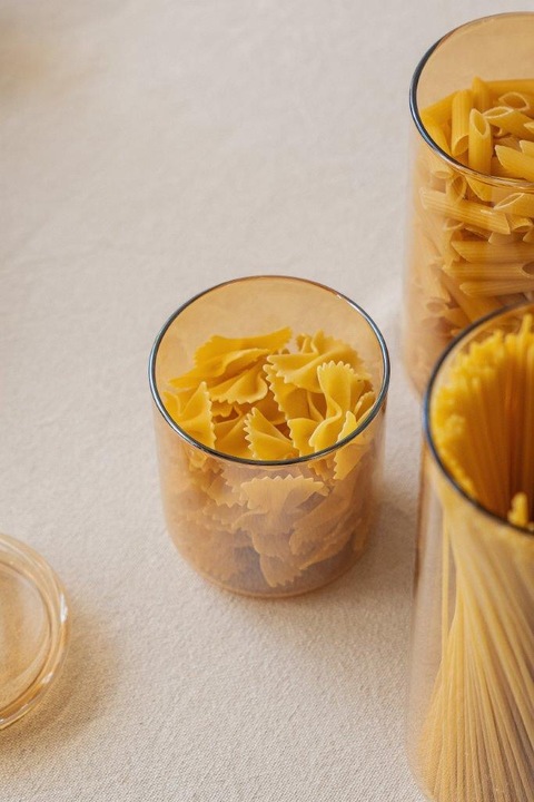 Image du produit Nuts Boîte à provisions en verre 500 ml or (0.50 l)