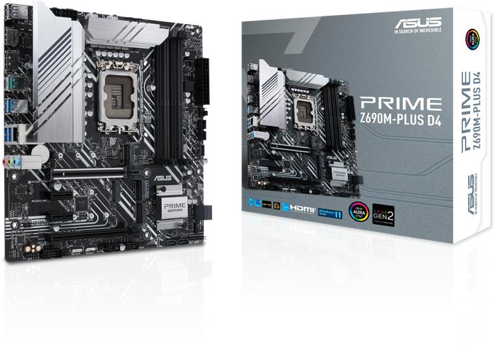 Actual product image ASUS Mainboard Prime Z690M-Plus (LGA 1700, Intel Z690H, mATX)