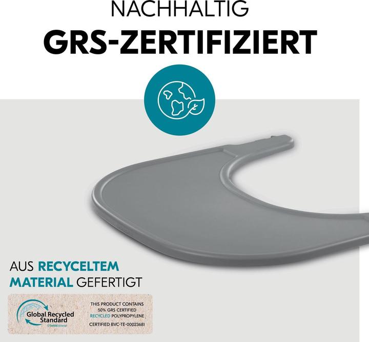 Produktbild Hauck Alpha Click Tray Grey