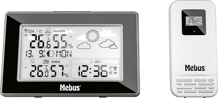 Produktbild Mebus MEB Funk-Wetterstat.15x9,6x2,2