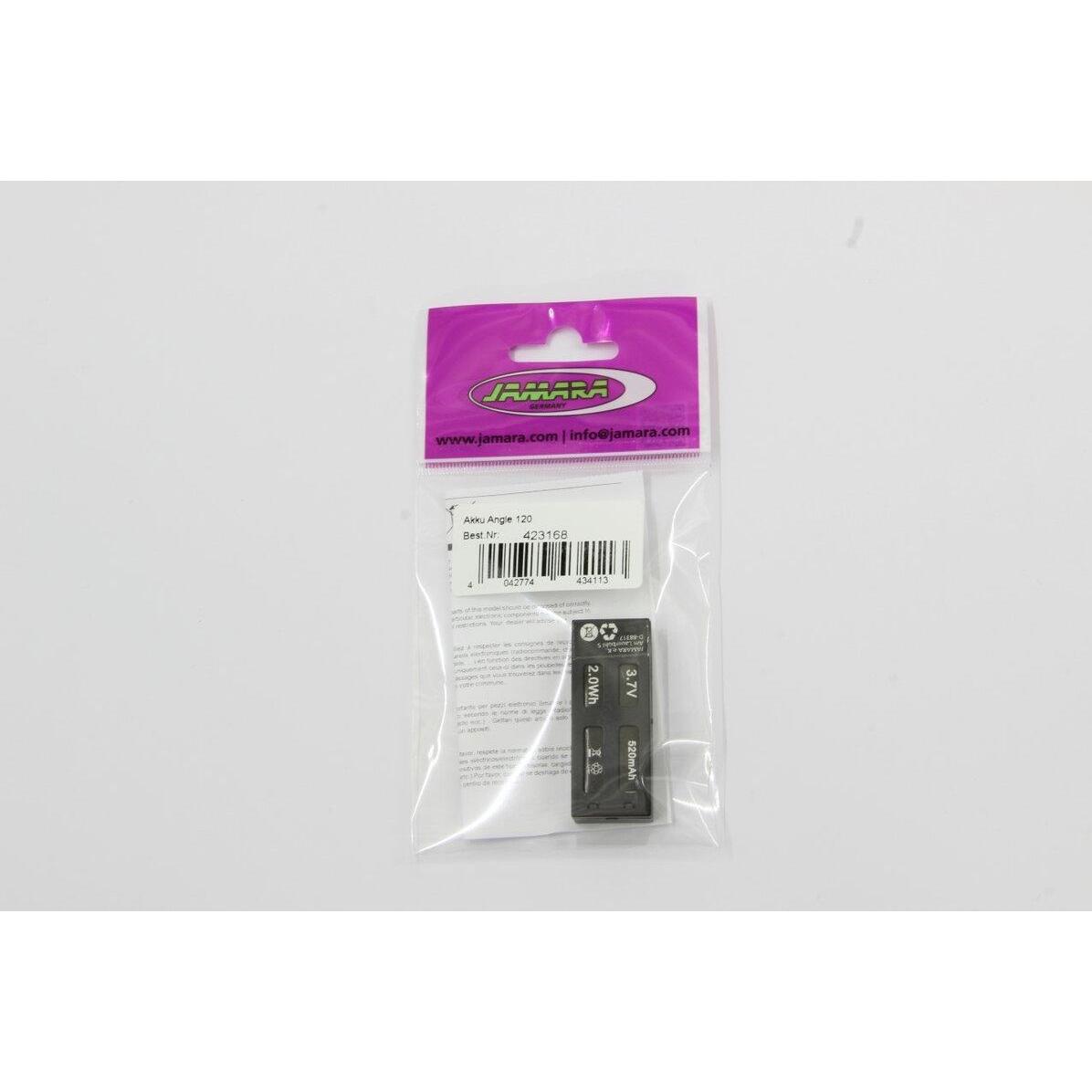 Jamara LiPo Akku Angle 120 3.7V 520mAh, Drohne Zubehör