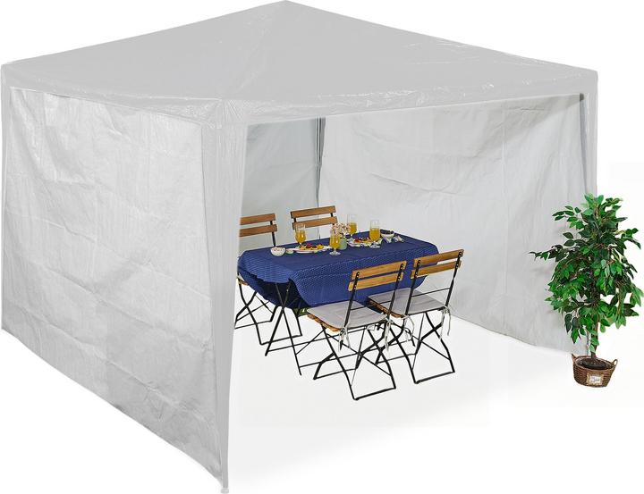 Relaxdays 3x gazebo side parts (300 cm, 300 cm)