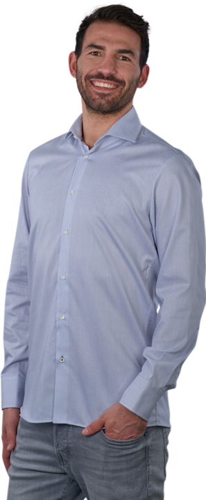 Immagine prodotto The Basics Hemd Modern Fit Hai bügelleicht white mid (L)