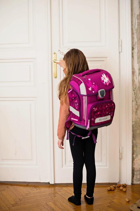 Image du produit Schneiders Set d'école Dark Red Hearts Ergolite, 21 l (22 l)