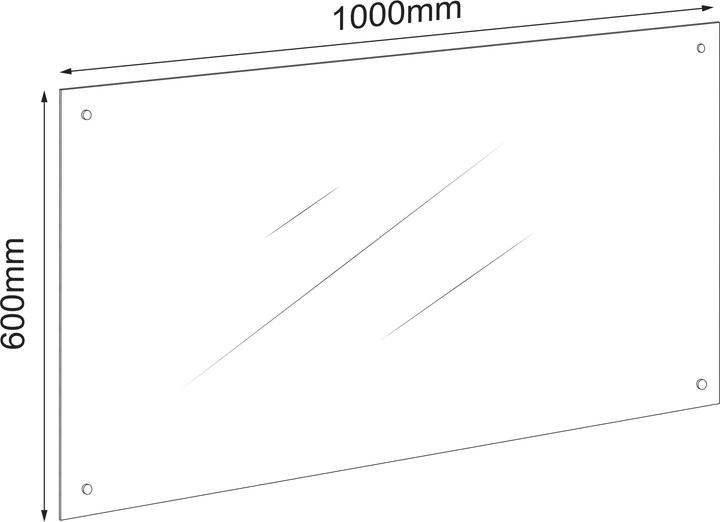 Produktbild VCM Küchenrückwand Spritzschutz 100 x 60 cm (100 x 60 cm)