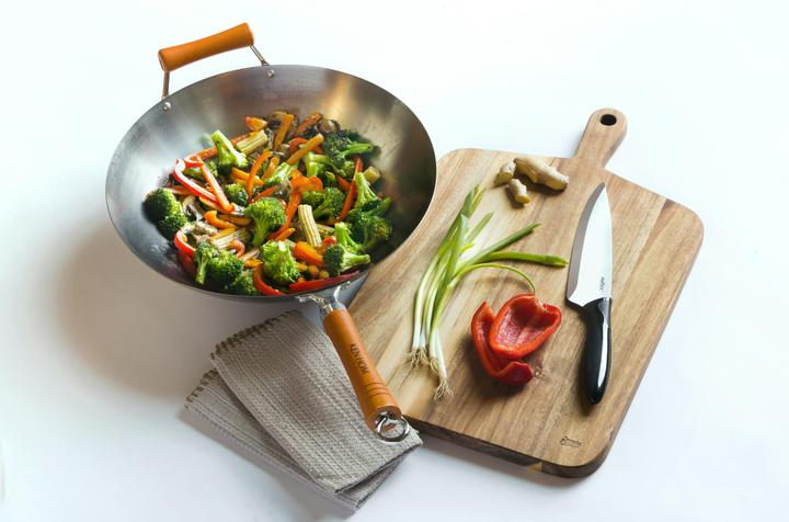 Productafbeelding Ken Hom Excellentie (36 cm, Wokpan, Koolstofstaal)