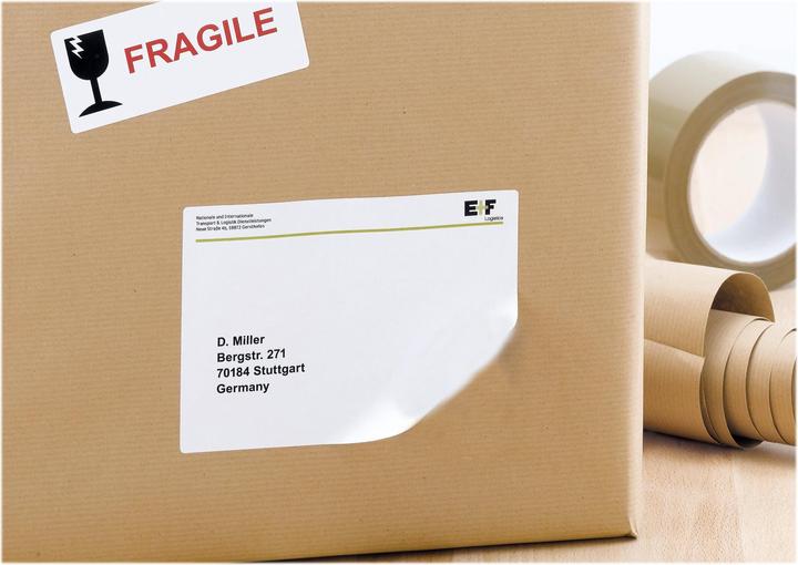 Actual product image HERMA A4 removable labels