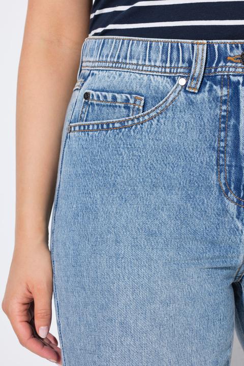 Produktbild Ulla Popken Mom-Jeans, schmaler Saum, Lyocellmix-Denim (60)