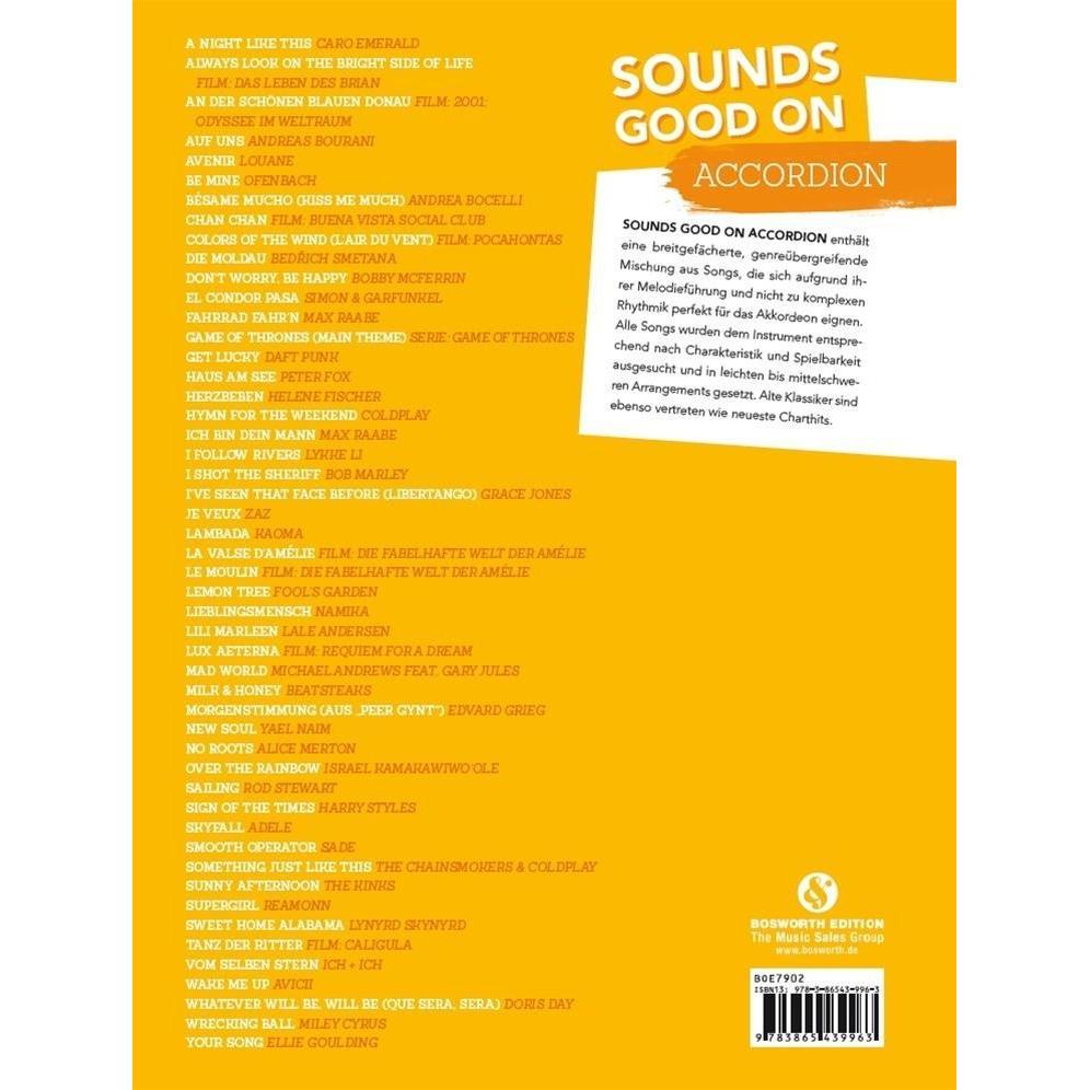Thumbnail - Sounds Good On Accordion - 50 Songs Created For The Accordion, Sachbücher von Hans-G�nter Heumann