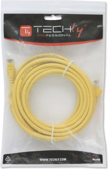 Actual product image Techly ICOC CCA5U-0025-YET (U/UTP, CAT5e, 0.25 m)