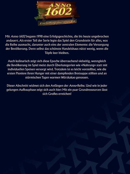 Actual product image Panini Das offizielle Anno Kochbuch (German, Dimitrie Harder, Tom Grimm, 2025)