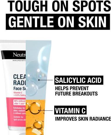 Immagine prodotto Neutrogena Clear & Radiant Face Scrub - 150 Ml (Scrub detergente, 150 ml)