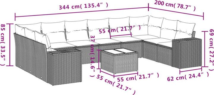 Produktbild vidaXL Lorelei