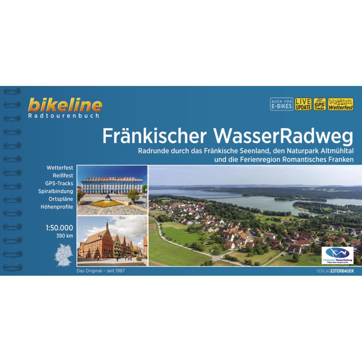 Fränkischer WasserRadweg, Ratgeber von Esterbauer Verlag