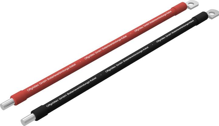Produktbild Offgridtec 2m Batteriekabel 25mm² M8 Terminal zu Schraubklemmenanschluss