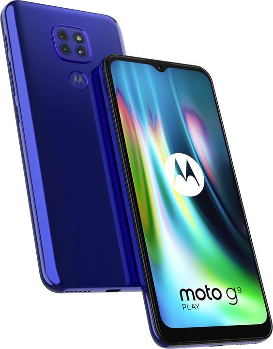 Productafbeelding Motorola Moto G9 Play (64 GB, Saffierblauw, 6.50", Dubbele SIM, 4G)
