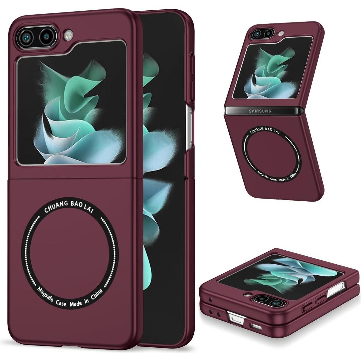 König Design Hülle Handy Schutz für Samsung Galaxy Z Flip5 5G Magsafe Case Cover Tasche Etuis (Samsung Galaxy Z Flip5), ...