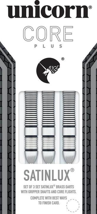 Actual product image Unicorn Core Plus Satinlux Steel Darts 1 set (22 g)