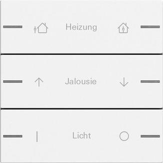 Produktbild Gira 576327 Wippenset 3f indiv. Tastsens