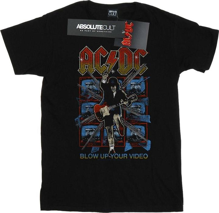 Produktbild AC/DC Girls Blow Up Your Video TShirt aus Baumwolle (140, 146)
