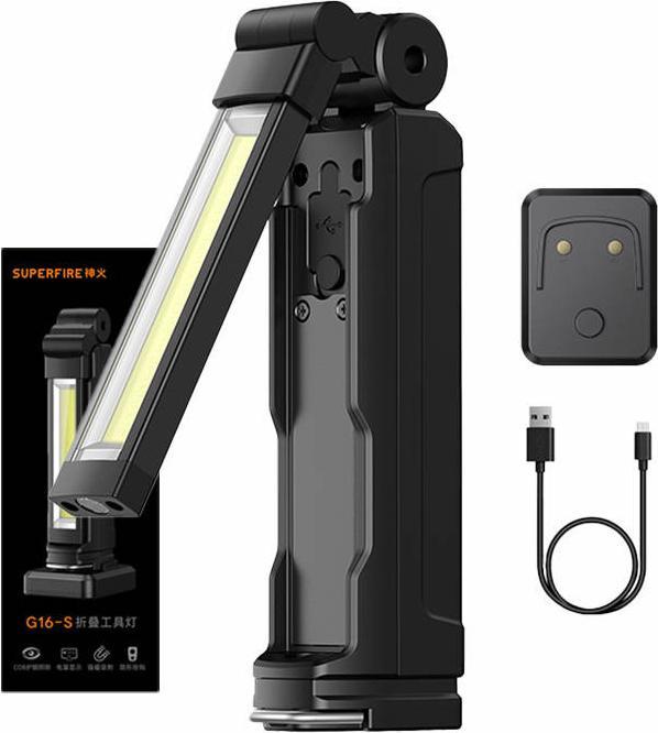 Produktbild Superfire Taschenlampe Taschenlampe multifunktionale G16-S, 800lm, USB-C (16 cm, 800 lm)