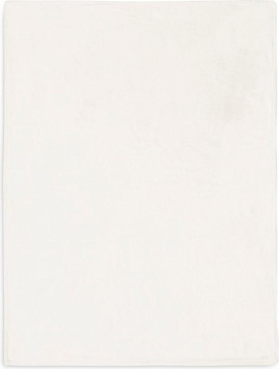 Actual product image Jollein - Deken Ledikant 100x150cm Basic Knit - Dekentje Baby - Ivory/Coral fleece