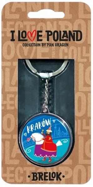 Actual product image Nuance Schlüsselanhänger Ich liebe Polen Krakau ILP-BRE-A-KRA-08
