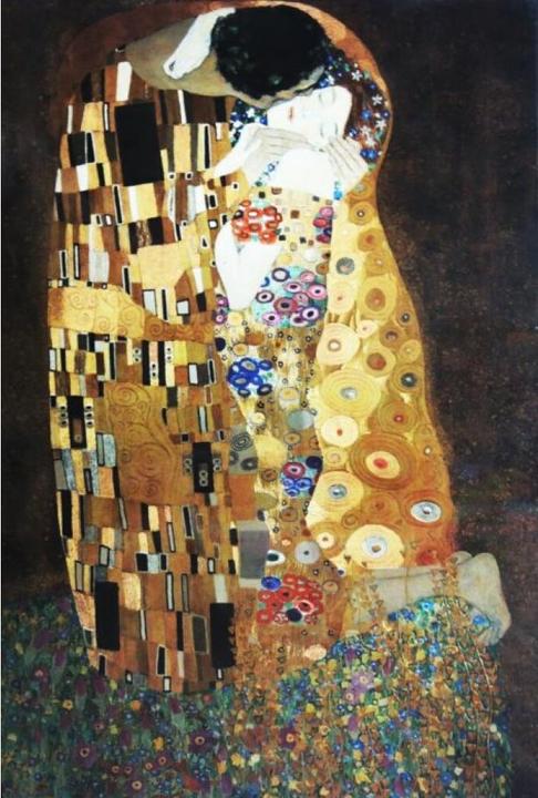 Actual product image Piatnik The kiss - metallic (1000 pieces)