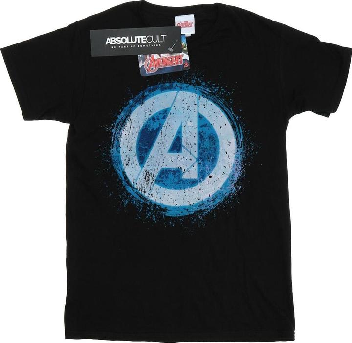 Actual product image Boys Avengers Glowing Logo T-Shirt (128)