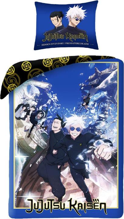Produktbild Halantex SP. z.o.o. Jujutsu Kaisen Bettbezug Ice - Polyester - 140 x 200 cm 70 x 90 cm (140 x 200 cm, 70 x 90 cm)