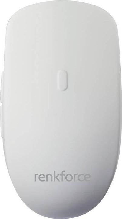 Produktbild Renkforce RF-WRM-300 Hygiene-Maus Kabellos Optisch Weiss 5 Tasten 800 dpi, 100 (Kabellos)