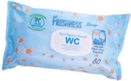 Produktbild Freshness Feuchttücher für Toilettenpapier, 80 Stück, mehrfarbig, 80er-Pack (80 x)