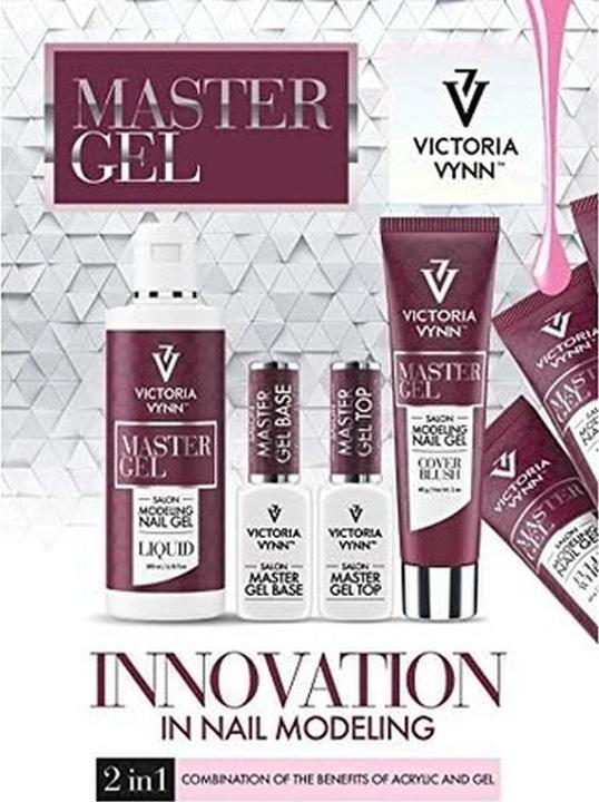 Produktbild Visconti Di Modrone Victoria Vynn Master Gel UV LED Modeling Gel Acrylic Builder 60g 05 Cover Blush (Rouge, Gel-Effekt Nagellack)