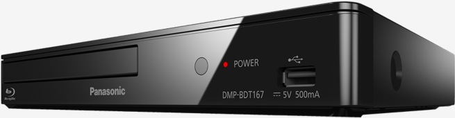 Immagine prodotto Panasonic Dmp-Bdt167 (1 GB, Lettore Blu-ray, Lettore DVD)