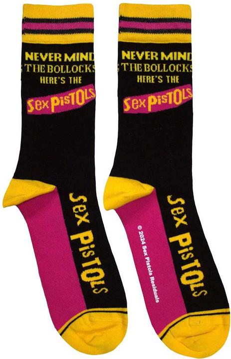 Immagine prodotto Never Mind The Bollocks Calzini A Strisce Adulto Unisex (40.5 - 45.5)