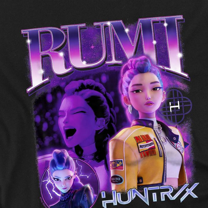 Immagine prodotto K-Pop Demon Hunters Huntr/X Maglietta Rumi Bambini (140)