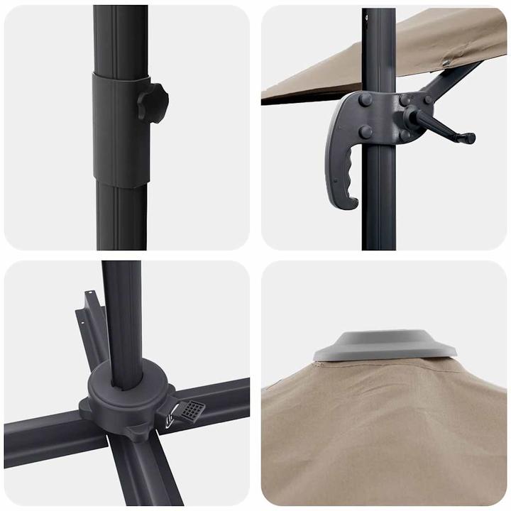 Actual product image vidaXL Cantilever Parasol (2.50 m)