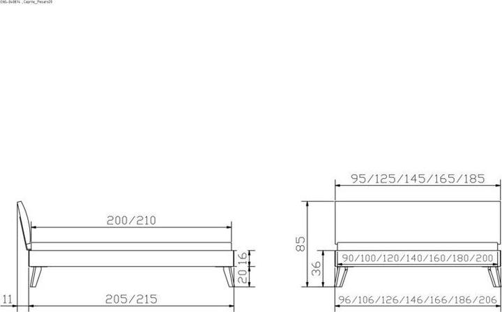 Produktbild Hasena Pesaro 20 (160 x 200 cm)