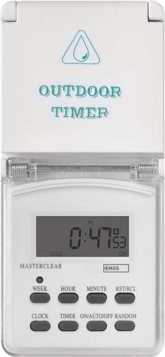 Immagine prodotto Emos Timer digitale Ip44 Schuko (CEE 7/7)