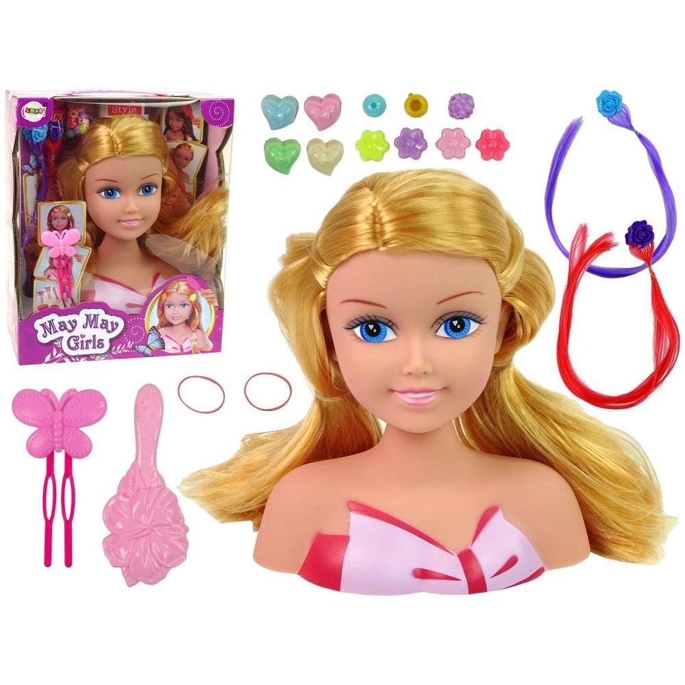 Lean Toys Lean Cars Puppenköpfe Zubehör Perlen Bunte Stränge (9955)