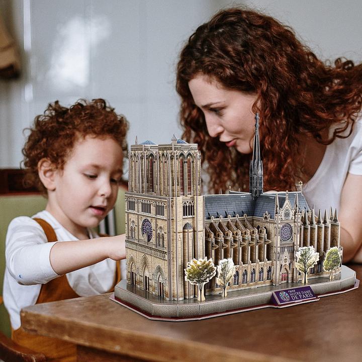Actual product image Cubicfun 3D Puzzle Notre-Dame de Paris 128 Teile (128 pieces)