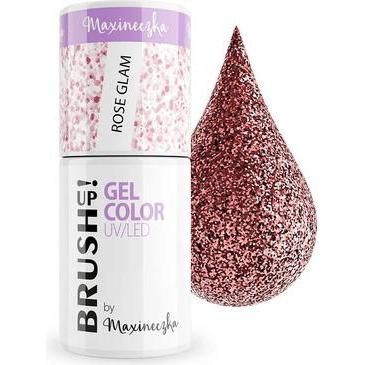 Sunne, Nagellack, Brushup Gel Farbe Uv Led Hybrid Nagellack Rose Glam 5g (Rose Glam, UV-Gel Lack)